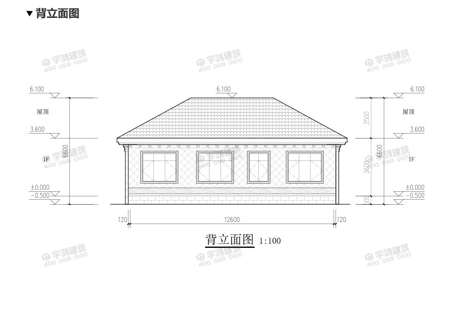 12萬精致農村一層平房設計圖，簡單時尚實用