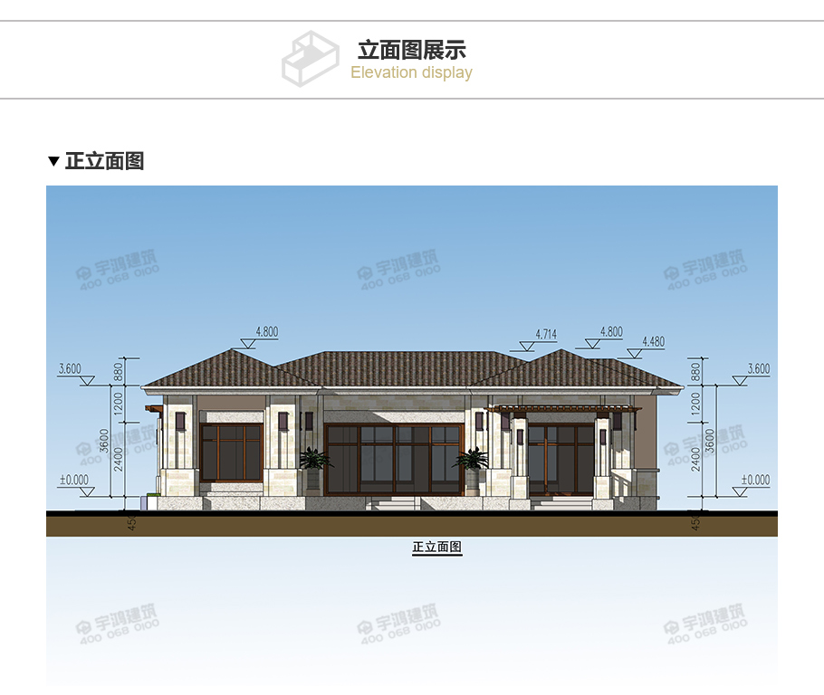鄉下建房一層別墅戶型圖及效果圖，時尚又實惠